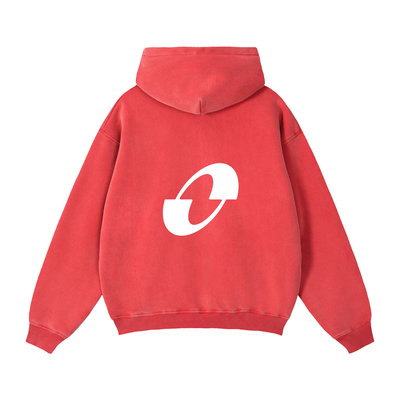 Zip-Through Boxy Fleece Hoodie