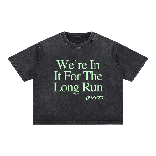 Mineral Wash Boxy Cotton T-Shirt