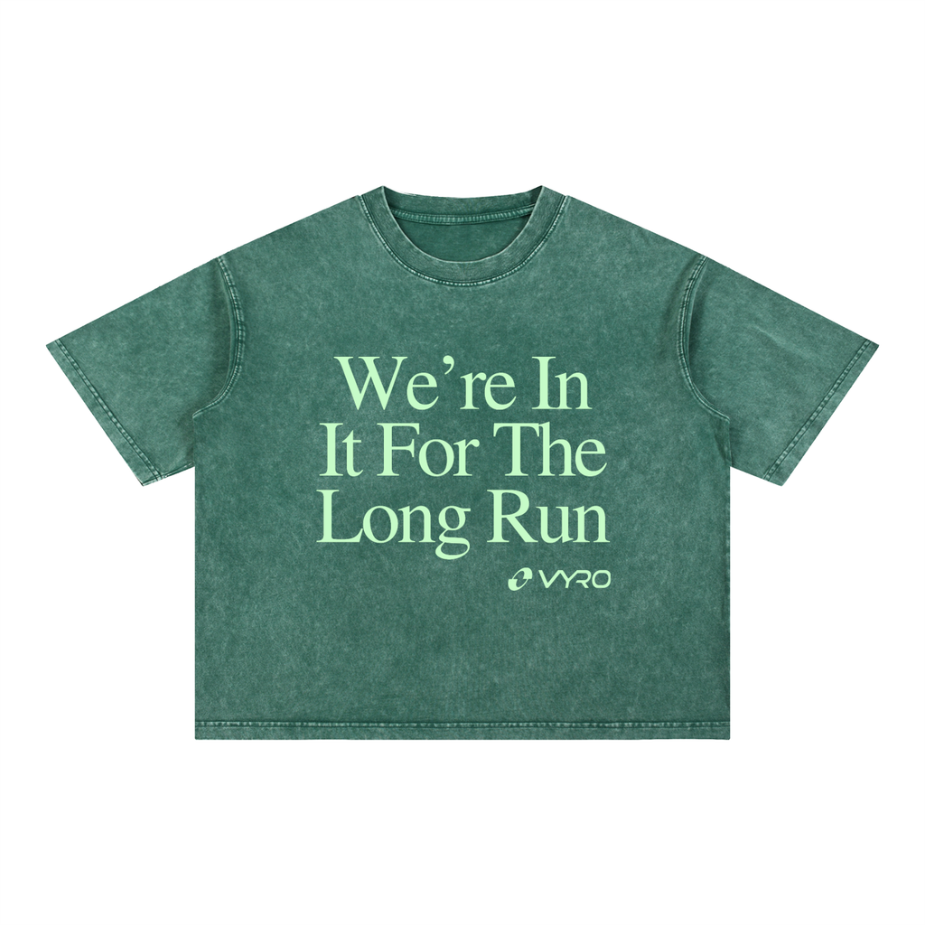Mineral Wash Boxy Cotton T-Shirt