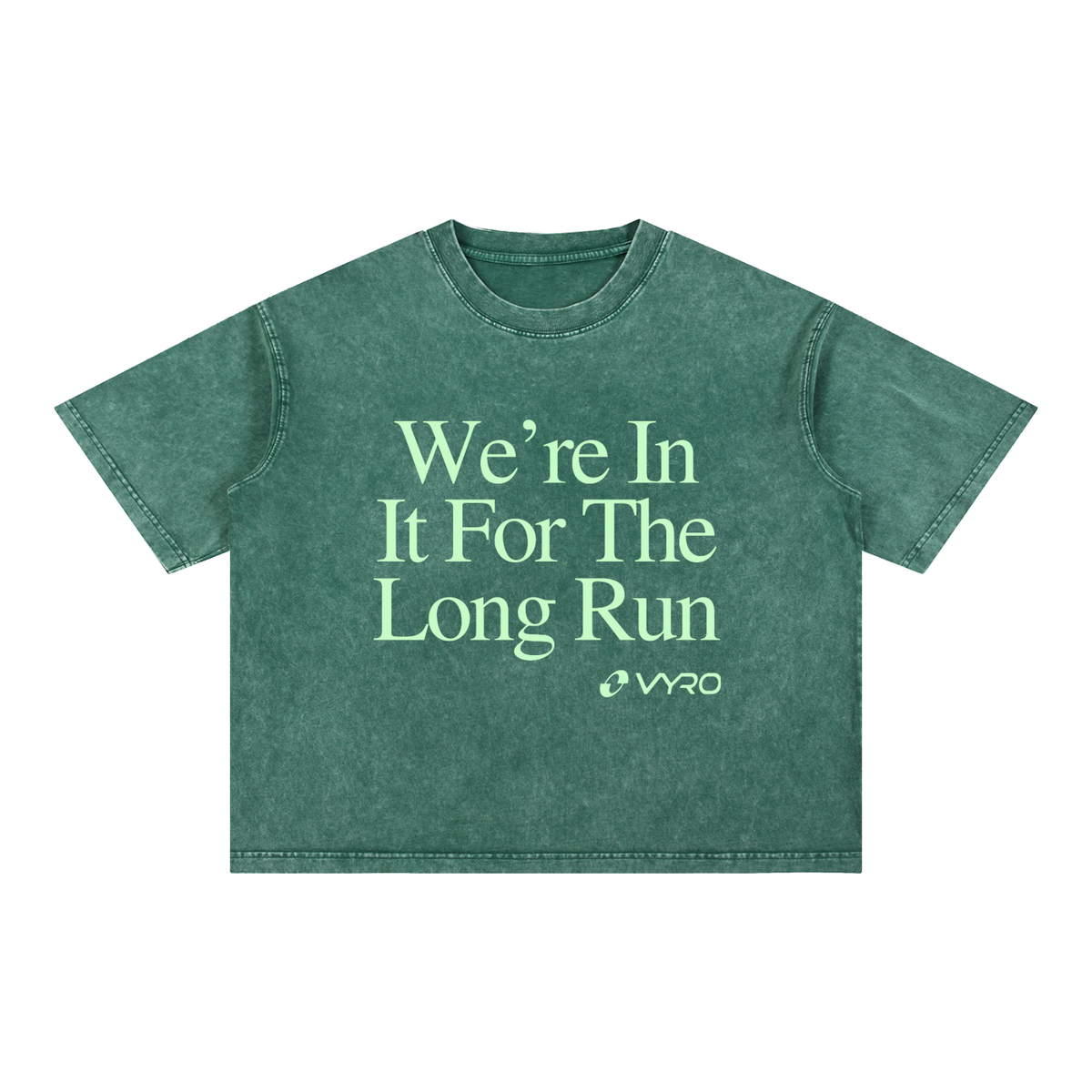 Mineral Wash Boxy Cotton T-Shirt